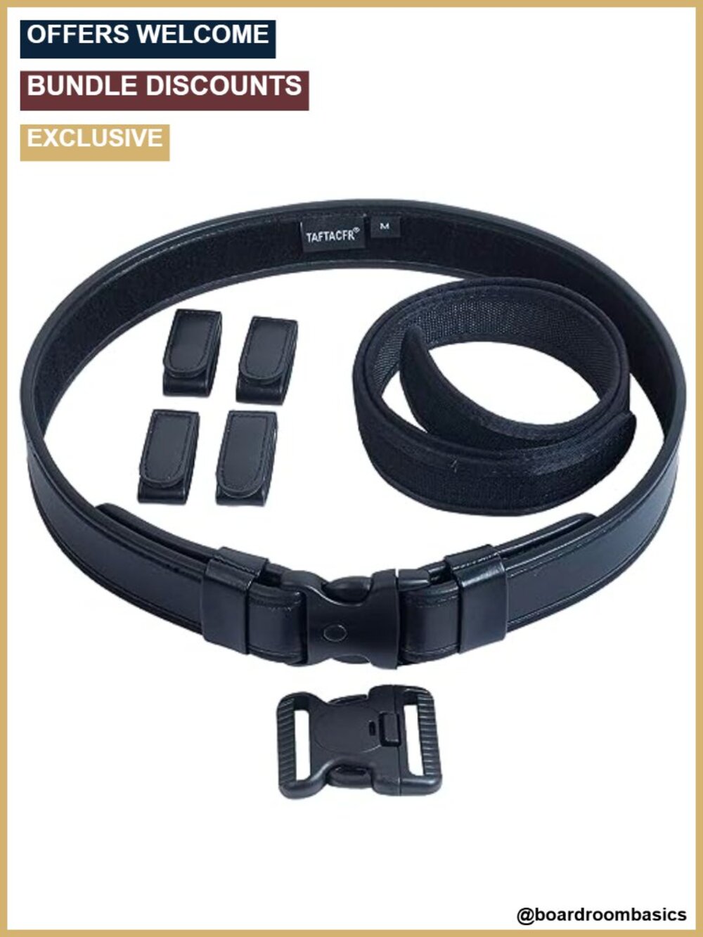 Tactical Duty Belt Set 2.0" Nylon Adjustable Utility Belt for Police Security